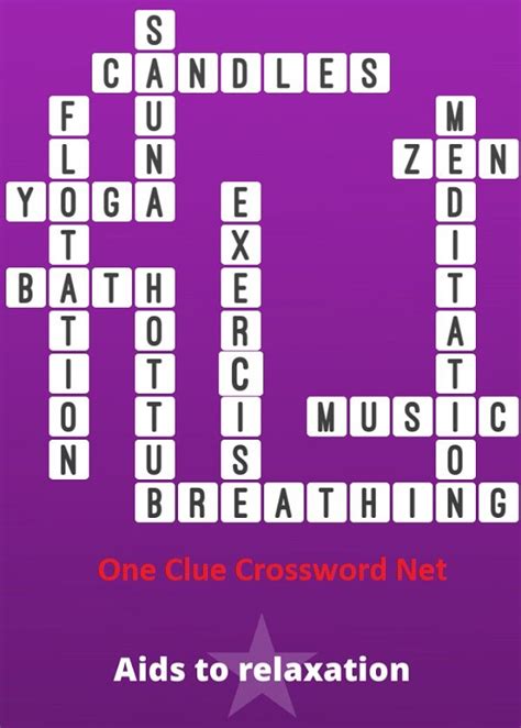 relaxing crossword clue